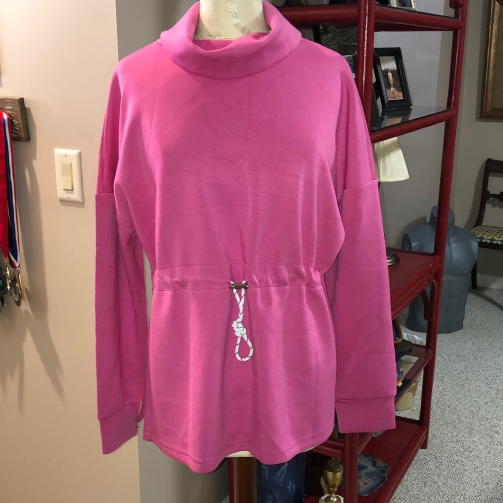 ANRABESS Womens NWT Luxe Tunic Cozy Long Sleeve Casual Loose drawstring Medium